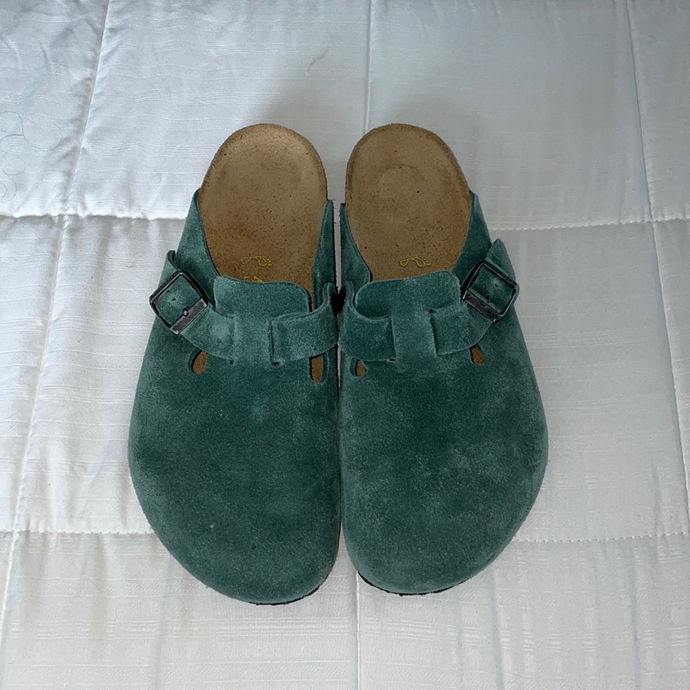 Birkenstock Boston suede leather